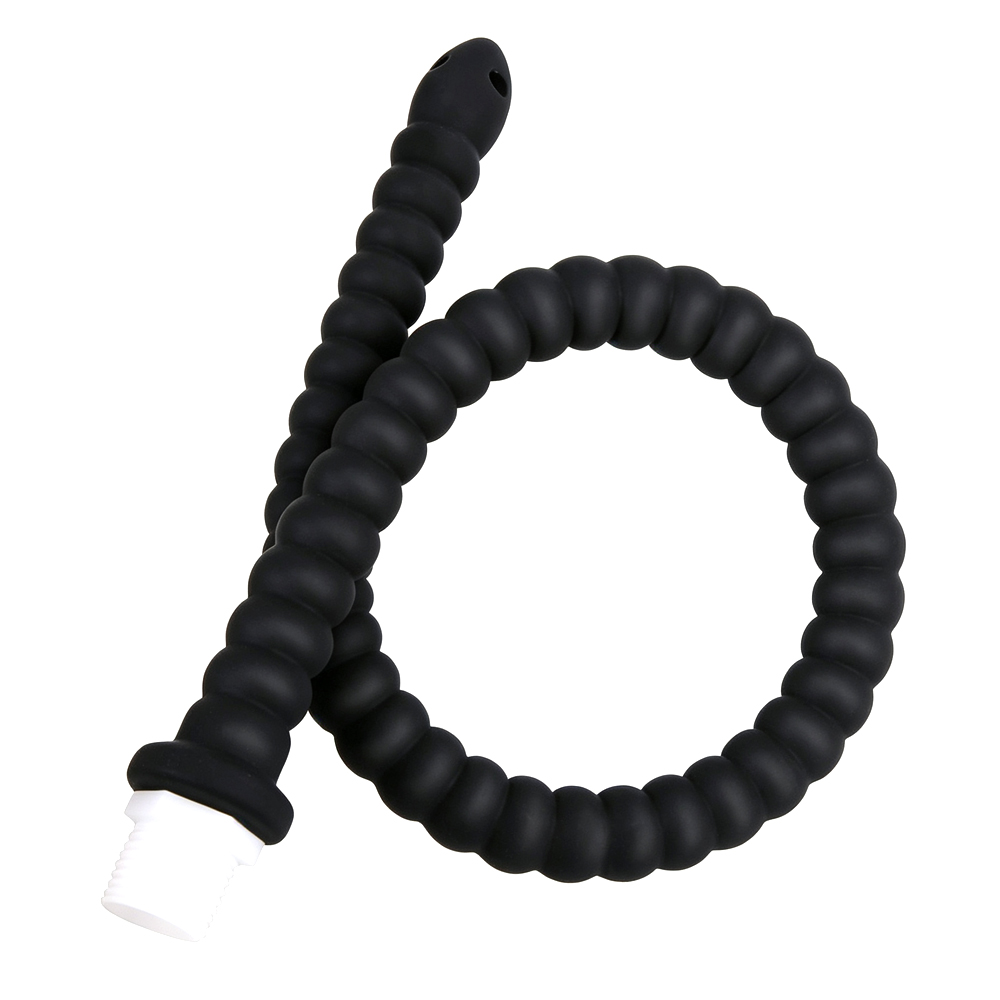Silicone Tap Washer - ท่อสำหรับล้างปลั๊กทวารยาว หัวฉีดซิลิโคนสำหรับสวนทวาร/อาบน้ำ/ทำความสะอาด หัวฉีดสำหรับต่อกับก๊อกน้ำ ทำความสะอาดปลั๊กทวารลึก